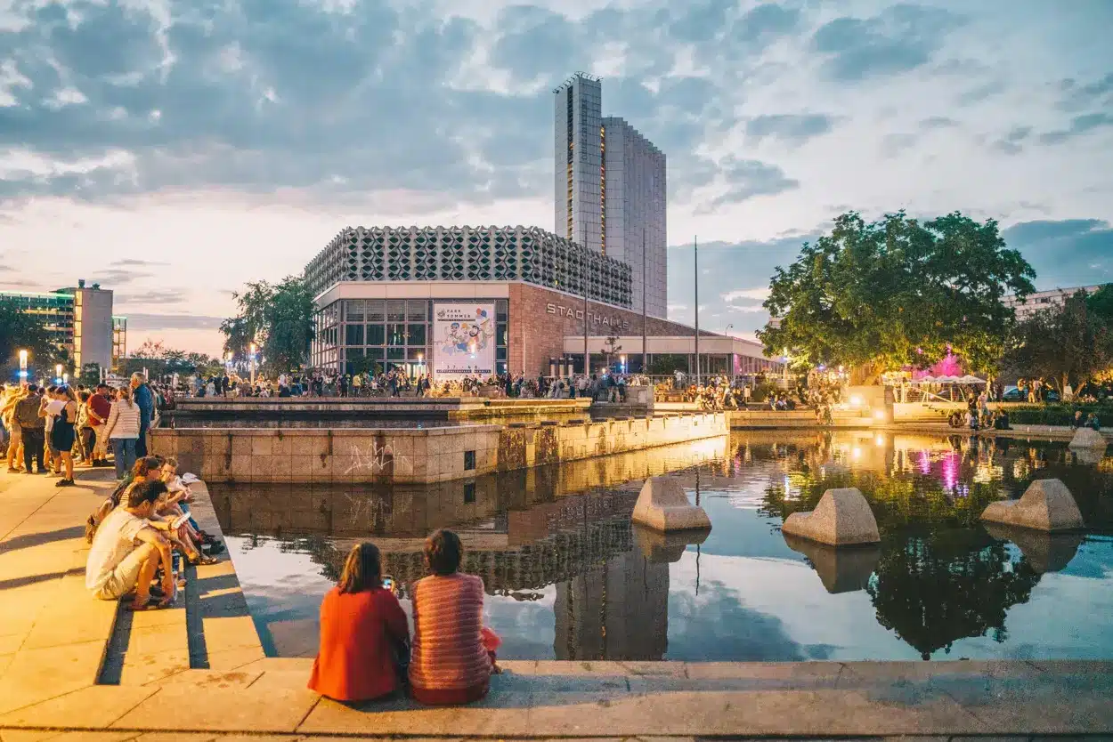 Stadthalle in Chemnitz von Ernesto Uhlmann
